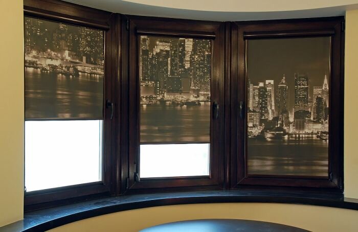 Рулонные жалюзи - изюминка современного офиса